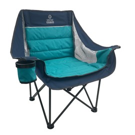Venture Forward Double Wide Folding Camping Chair - Oversized Camping Chair with Carrying Bag - 350-lb. Weight Capacity
