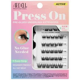 Ardell Grupos de Underlash Prepegados de Prensado Activo - Pump'n, paquete de 1 Negro