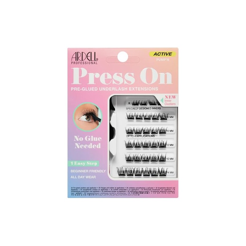 Ardell Grupos de Underlash Prepegados de Prensado Activo - Pump'n,