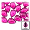 144pc Loose Acrylic Flatback Cabochons Teardrop 13x18mm - Crystal Clear