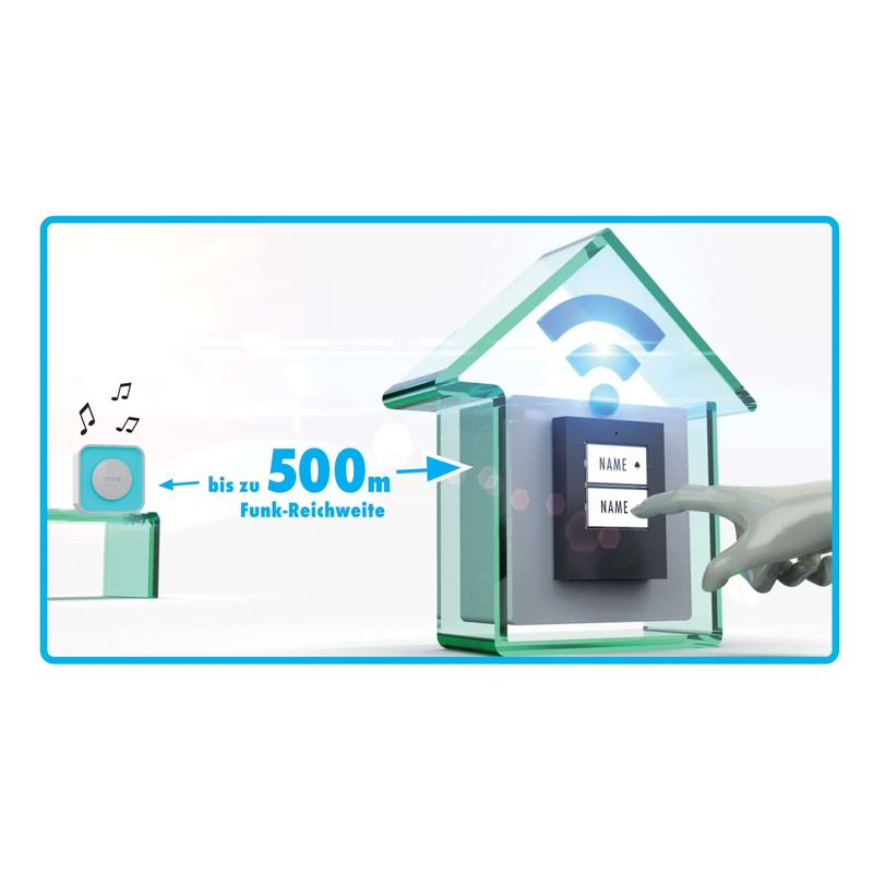 m-e BELL-502 TXA Transmitter for Wireless Bell System, Bell Push