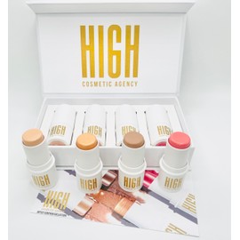 TO GO! Crystalline Contour Collection,4 Piece Set, For Face, Professional Makeup, Cream, Long Lasting, Cruelty Free,Crystalline Artist Contour Colecction,Kit by Beauty Creations,Highlighter