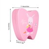 Baby Tooth Box Wooden Children Milk Teeth Collection Organizer Souvenir