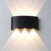 Outdoor LED Wall Lights 6 LEDs Patch Light Source Aluminum