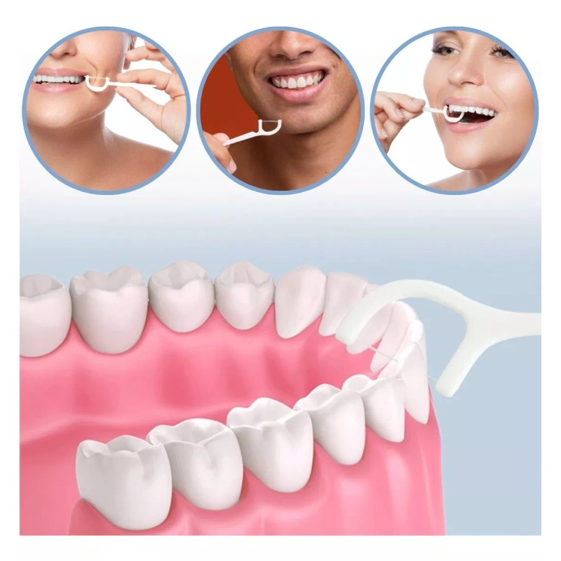 Universo en Linea Hilo Dental Mango Cepillo En Arco Con