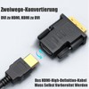 Leloco Bi-directional DVI to HDMI Adapter 3 Pieces HDMI Female