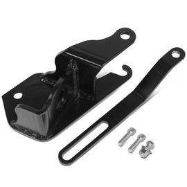 DNA Motoring LEPOW-100 OE Power Steering Pump Mount Bracket Kit Compatible With Chevy Bel Air One-Fifty Two-Ten Series 1955-1957,Black