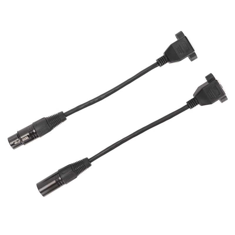 2pcs XLR3 to RJ45 Cable 3pin Plug and Play Female