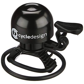 サイクルデザイン(cycledesign) ベル 30㎜ 22.2-31.8㎜ アルミ ブラック 15151