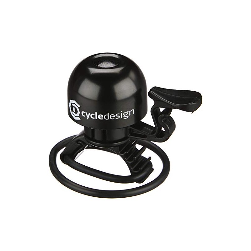 サイクルデザイン(cycledesign) ベル 30㎜ 22.2-31.8㎜ アルミ ブラック 15151