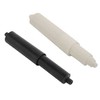 Fort Fasteners Toilet Roll Holder Spindle Black Plastic Pack Of