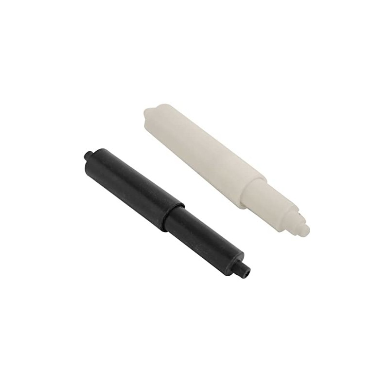 Fort Fasteners Toilet Roll Holder Spindle Black Plastic Pack Of