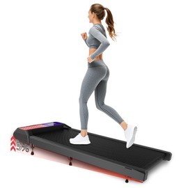Under Desk Treadmill,Walking Pad with 5% Incline，Treadmills for Home & Office, 2.5HP Portable Treadmill with Remote Control and LED Display