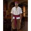 WooHand Pirate Costume Women Men 5Pcs Pirate Head Scarf Bandana