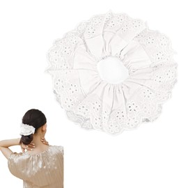 Semato White Big Scrunchies Oversized Hair Ties Elastics Ponytail Holder Hair Bands Big Scrunchies Hair Accessories for Women and Girls