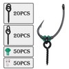 FYSL 140Pcs Bait Screws Set 40Pcs Fishing Bait Screws 100Pcs