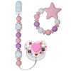 Juego de pulsera de clip para chupete con chupete magnético,