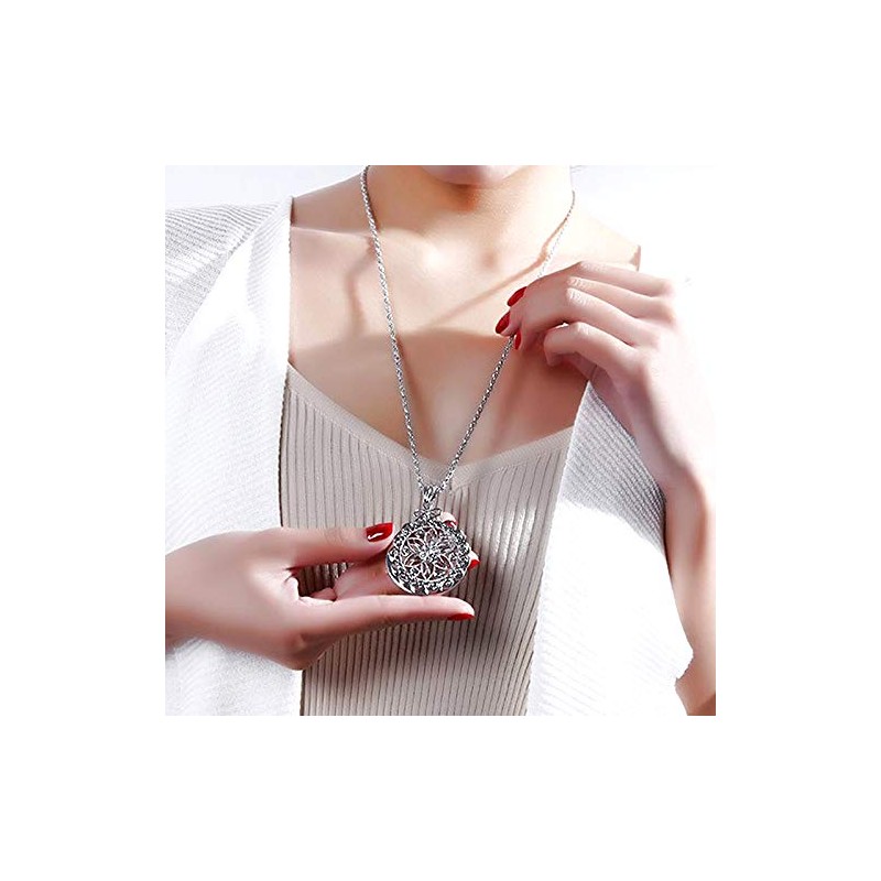 CLARA 6X Magnifier Necklace Magnifying Glass Pendant Optical Lens with