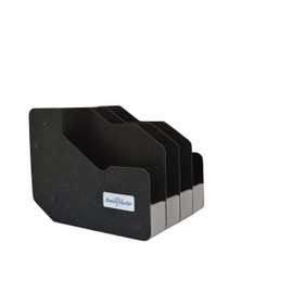 BenchMaster Pistol Rack, Handgun Safe Storage, Holds 4 Pistols, Secure Gun Holder Organizer, Kydex and High-Density Foam, No Metal, Lightweight, Sturdy, No Flex, Made in USA