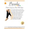 Presadee Calf Zipper 15-20 mmHg Compression Leg Circulation Fatigue Shin
