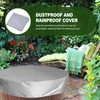 Angoily 1PCS Round Pool Cover for Above Ground Pools, 6