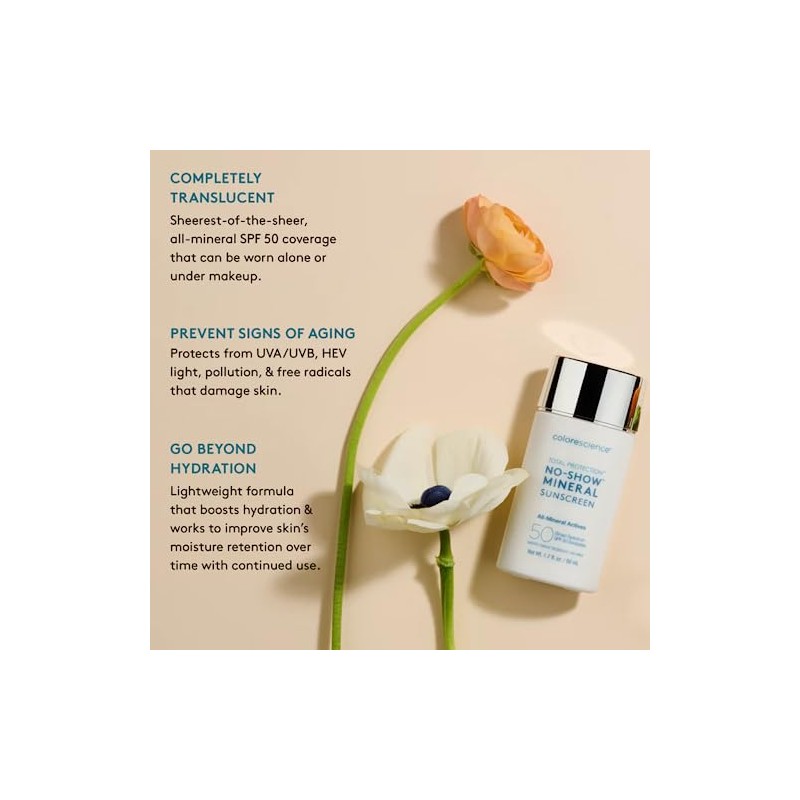 Colorescience Protector Solar Total Protection Mineral SPF 50