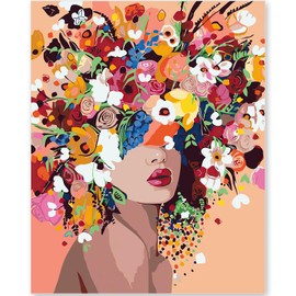 EFOTIML Paint by Numbers Kits for Adults, Beginners and Kids Age 8-12 Years, 1 Piece 16 x 20 Inch Canvas for Adult Painting Kits in Colorful Box (No Frame), Girls and