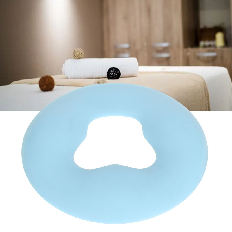 Silicone Face Massage Pillow Prevent Wrinkles Soft Elastic Spa Bed