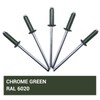 SKIR'CO (80 pcs) Painted Blind Rivets 4.0 x 14 mm,