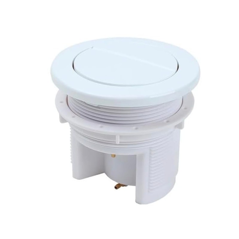 Housler® White Pneumatic Toilet Cistern Tank Dual Push Button