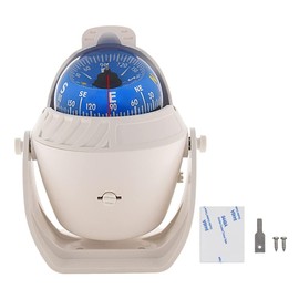 ITYAGUY Marine Compass for Boat LED Light Navigation Pivoting Electronic Automotive High Precision Compass for Sailing Boat Car Truck (Blue)