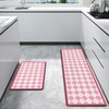 Bulijojo Diamond Grid Anti Fatigue Kitchen Floor Mats Set of