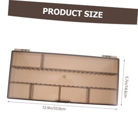 Ipetboom Hair Tool Storage Organizer Box for Combs and Scissors Durable Hairdressing Accessories Container for Barbers and Beauticians Keeps Tools Neat and Accessible