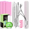 Nail Files and Buffers, MORGLES Nail Prep Kit with Emery