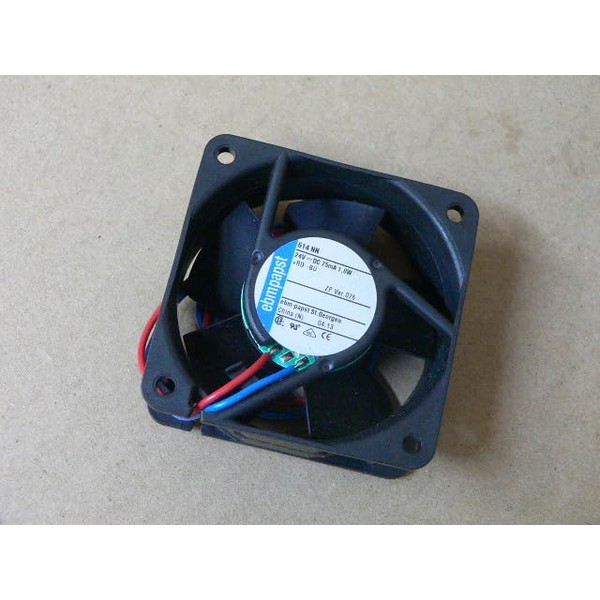 ebmpapst 614NN Axial Fan DC 24V 75mA 1.8W 60x60x25mm 40m3/h
