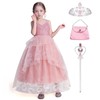 LAUPHIE Glinda Dress For Girls Glinda Costume Wicked Costume Dress