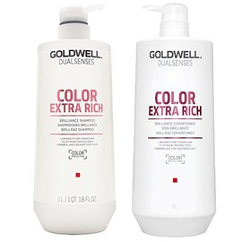 Goldwell Dualsenses - Color Extra Rich Shampoo Conditioner Duo 1 Liter Each