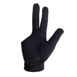 Verri | Guante de Billar para Mano Derecha con Dorso Estampado en Color Negro para Mejorar la Práctica Deportiva de Billar, Pool o Carambola, G