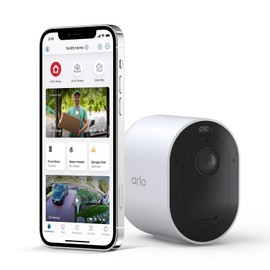 Arlo Pro 5 2K Spotlight Wire-Free Camera| 1 Camera | 2K Video with HDR | Indoor/Outdoor Security Cameras |Color Night Vision |160° View|Compatible with Alexa | Home Security | White (VMC4060P-100AUS)