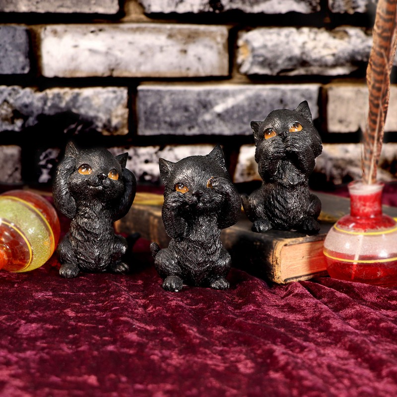 Nemesis Now Three Wise Kitties See Hear Speak No Evil