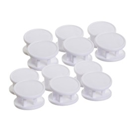 Dreambaby Home Baby Safety Socket Plug Covers - Electrical Outlet Protector Guard -24 Pack - White
