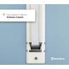 BAUHELD 6 m roller shutter belt, 23 mm, white, made