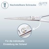NTS-Solingen Shiny Line Hairdressing Scissors, Professional Hair Scissors, High-Gloss Polished,