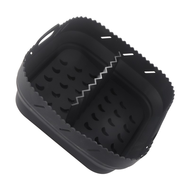 Square Air Fryer Silicone Baking Pan with Silicone Mat Air