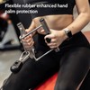 Rubber Gym Grips Fingerless Workout Gym Gloves, Pull Up Grips
