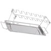 Chicken Leg Grill Rack with Drip Pan Stainless Steel Roaster