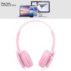 Wired Headphones Over Ear Headsets Stereo Sound Earphone with Mic