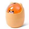Cute Mini Desktop Trash Can, Cartoon Cat Animal Shape Waste