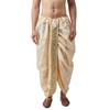Sojanya (Since 1958, Seda, Border Dhoti para hombre, Oro, Talla
