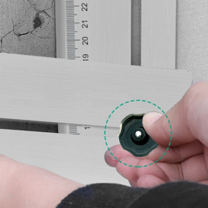 Ceramic Tile Hole Locator, Adjustable Universal Tile Marble Glass Ceramic